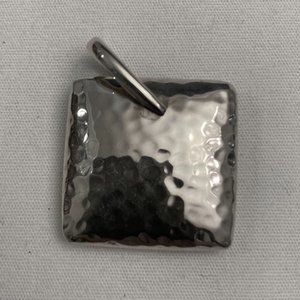 Silpada retired sterling silver hammered pendant